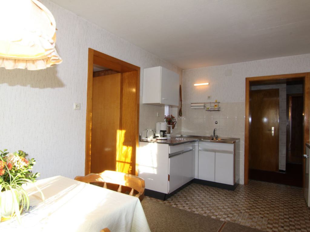 Die Küche in der Ferienwohnung I im Haus Lohner in Marktschellenberg